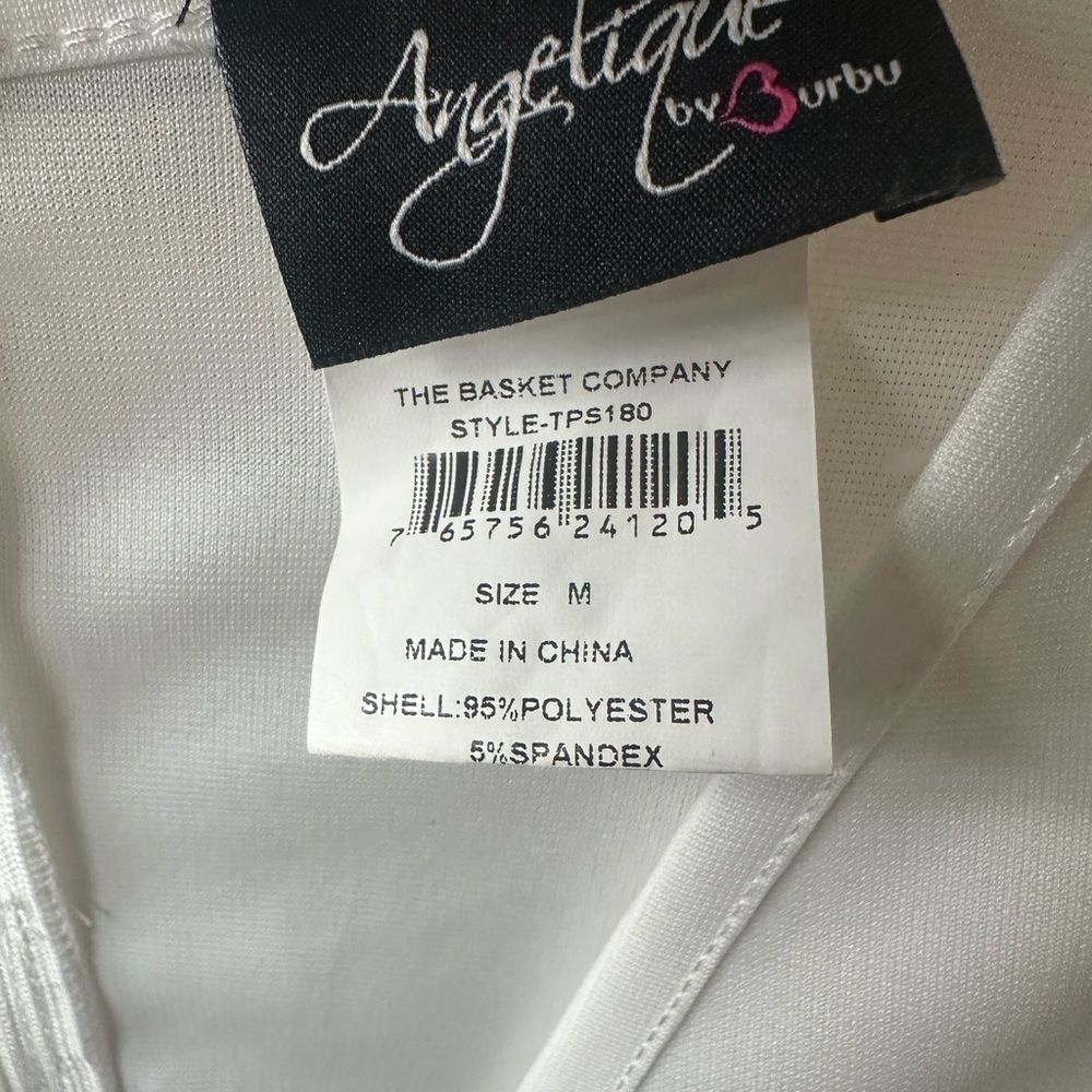 White Wrap Bodysuit - Picture 4 of 4